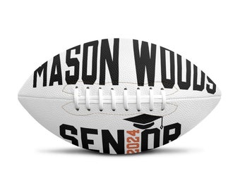 Custom Football Gift, Senior Gift, Graduation Gifts, Sports Lover Gift