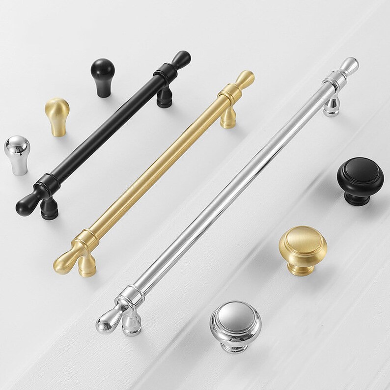 Solid Brass Pulls Handles Etsy