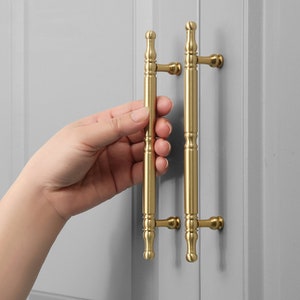 Vintage Solid Brass Cabinet Pulls Handles