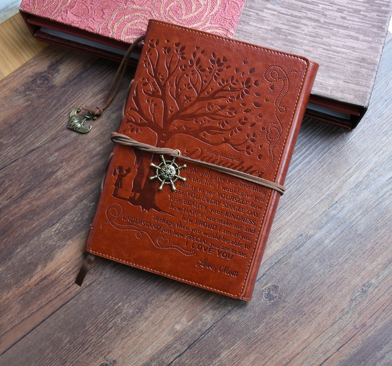 Mom Dad To Daughter Gifts Writing Journal Notebook Personal Etsy