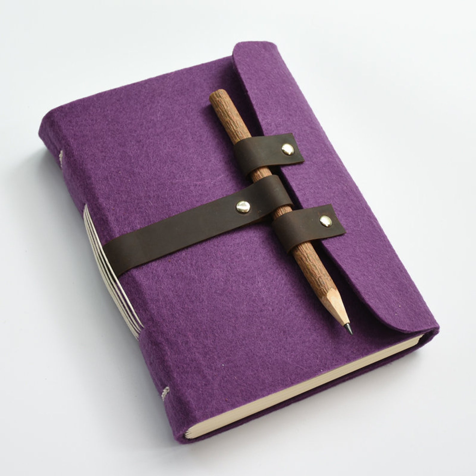 Personalized Felt Engraved Journal Notebook Diary Sketchbook Etsy
