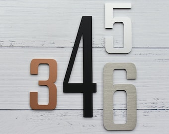 Self Adhesive 2/3/4/5/6/7 inch Metal House Numbers Mailbox Number Door Numbers