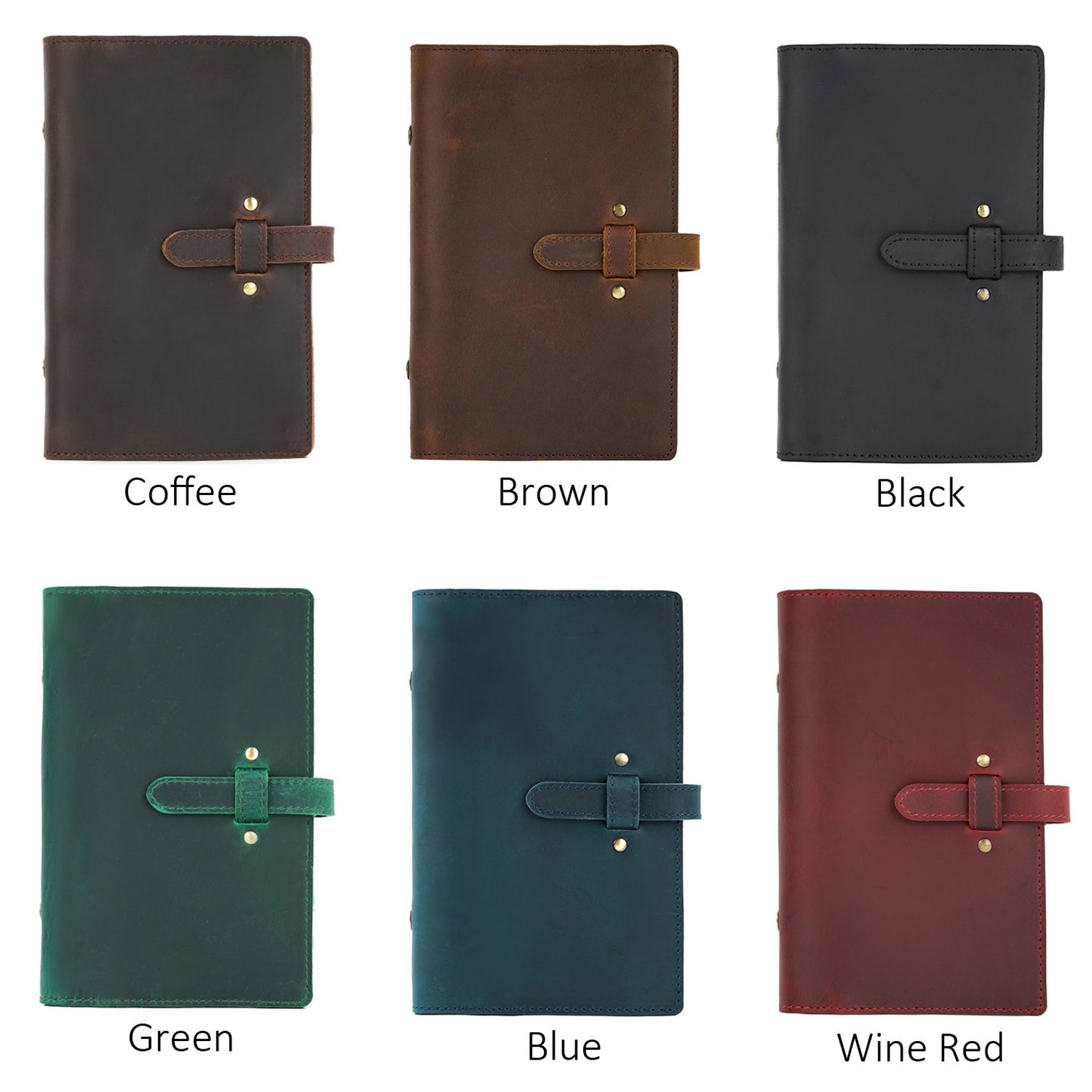 Personalized Leather Binder Journal Etsy