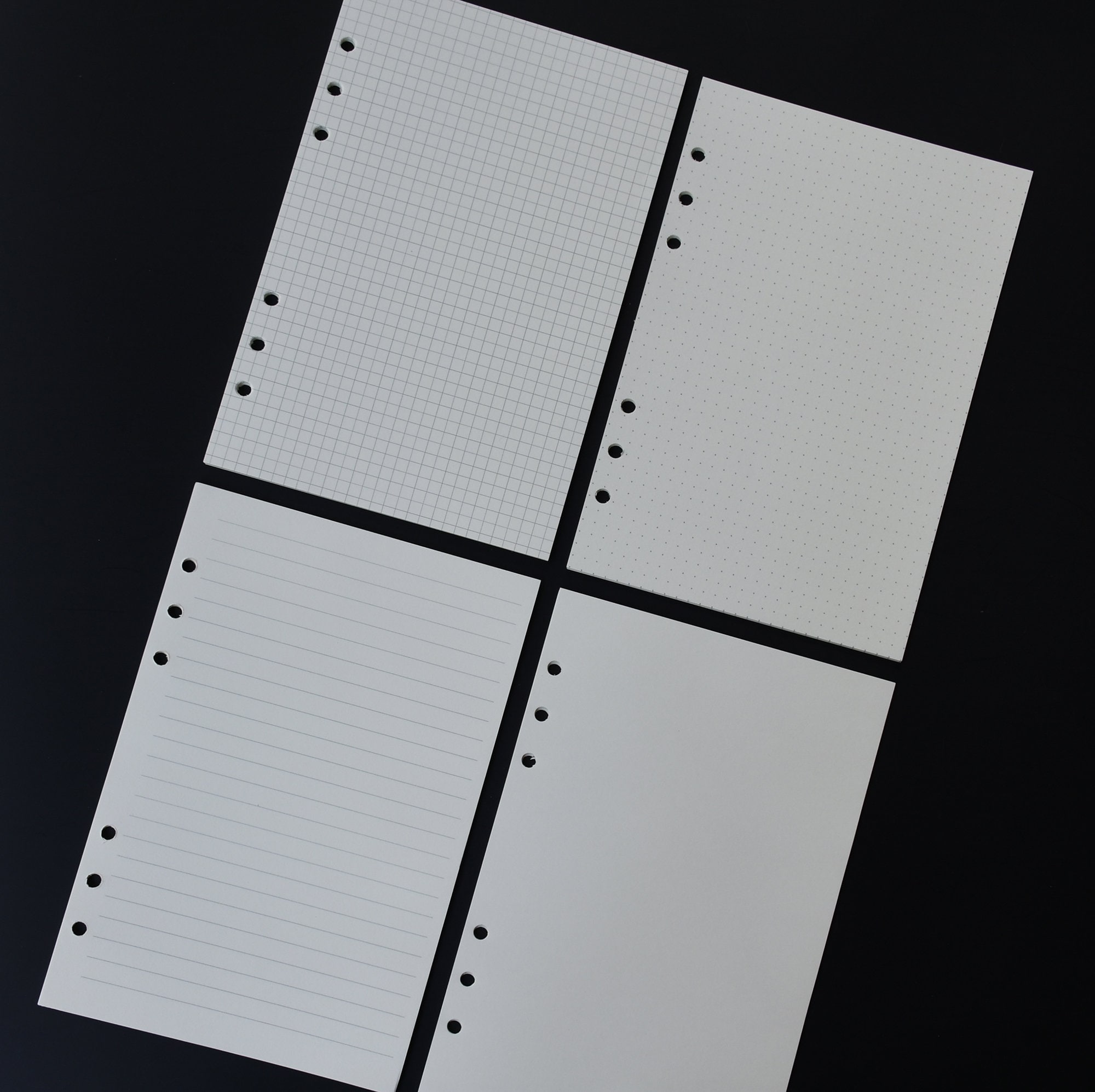 80 Sheets A5 A6 Filler Paper for Binder Notebook 6hole Etsy Australia