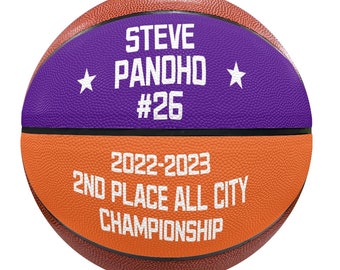 Personalized Basketball, Coach Gift, Ring Bearer Gifts, Full Size Basketball