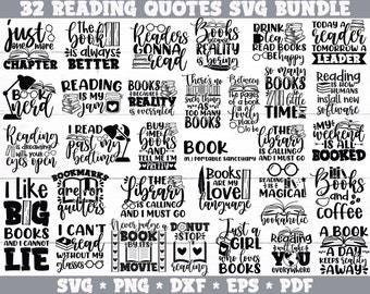 Download Book Quotes Svg Etsy