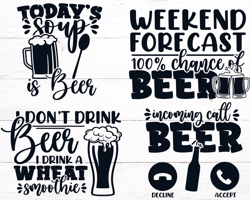 Download 30 Beer Quotes SVG Bundle Beer Lover SVG Bundle Funny Beer ...