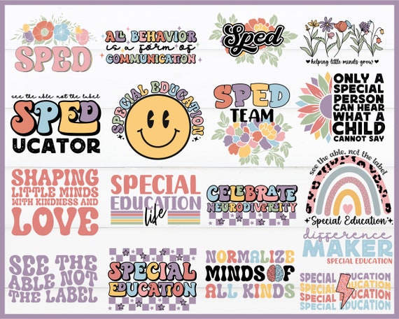 Special Education Svg Png, SPED Teacher Png Bundle, Sped Shirt Png, Sped Png, Back to School Png, Png Files for Cricut, Instant Download