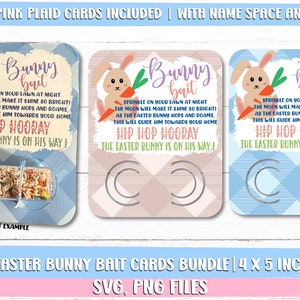 Bunny Bait Card PNG, Printable Easter Bunny Bait Card, Bunny Food Printable PNG File, Easter Card, Print-then-cut, Cricut, Silhouette