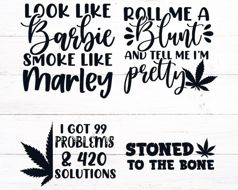 Download Weed Quotes SVG Bundle Weed SVG Bundle Weed Lover SVGs | Etsy