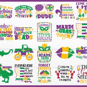 mardi gras beads phrases
