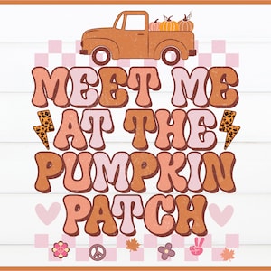 Pumpkin Patch PNG: Fall Sublimation Design (Digital Download)