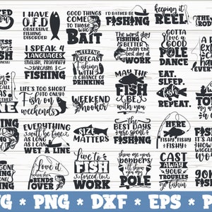 Fishing Rules Bait Hook Camper or Mens Wall Decal Quote