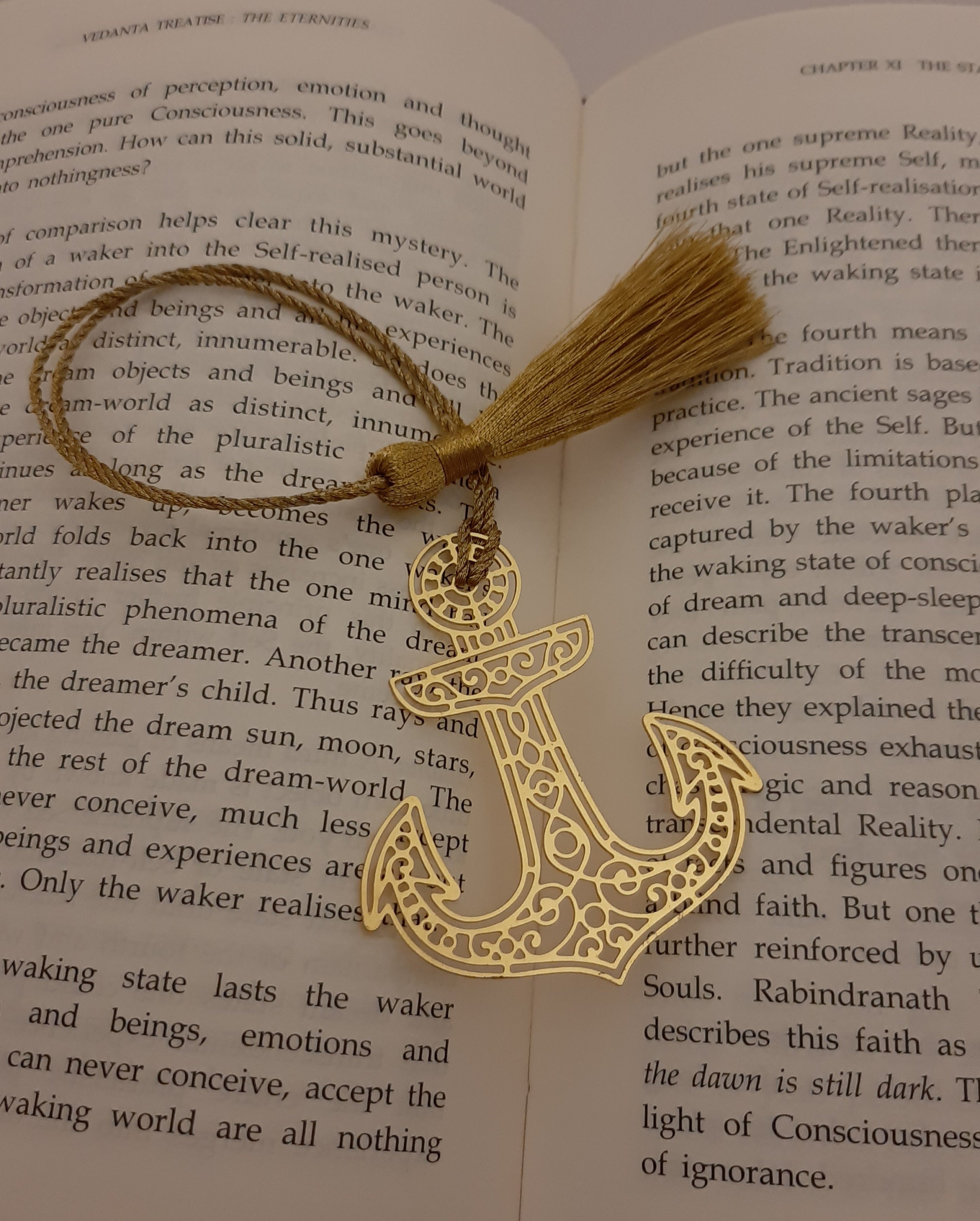 Handmade Anchor Bookmark - Etsy