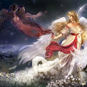 Angels, cross stitch pattern in PDF format, Needlepoint pattern