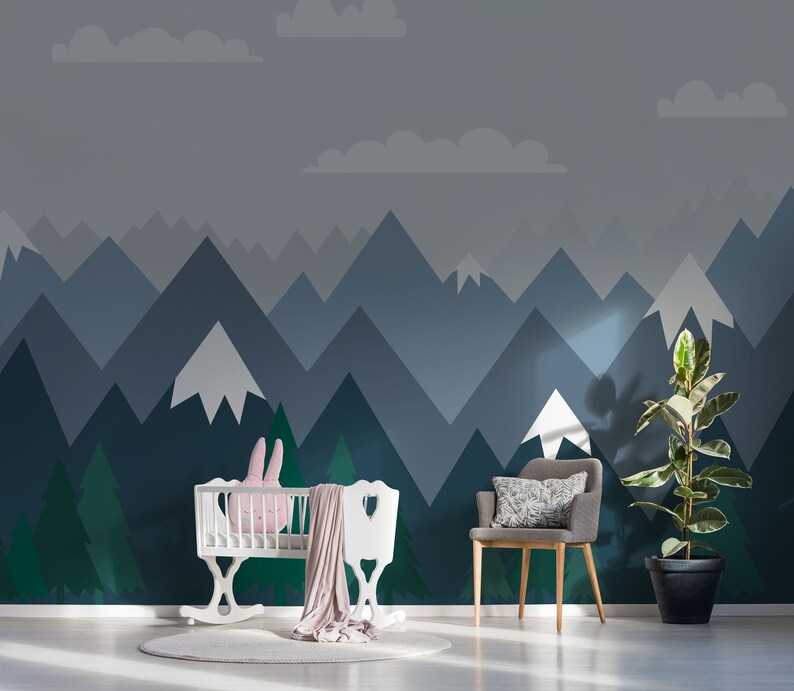 nursery mountain wall