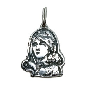 Sterling Silver Carolyn Charm. Dark Shadows Inspired