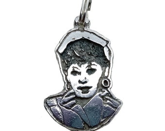 1966 Maggie Waitress Charm Sterling Silver