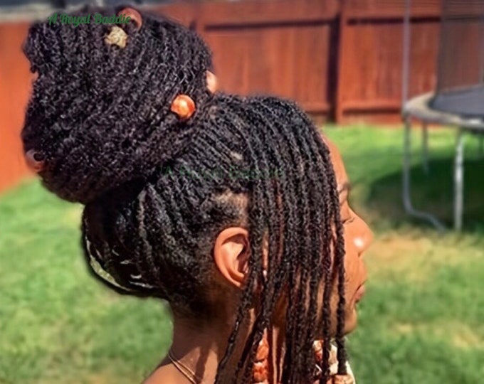 Micro Interloc Curly Tips Loc Extensions 100% Human Hair Interlocked ...