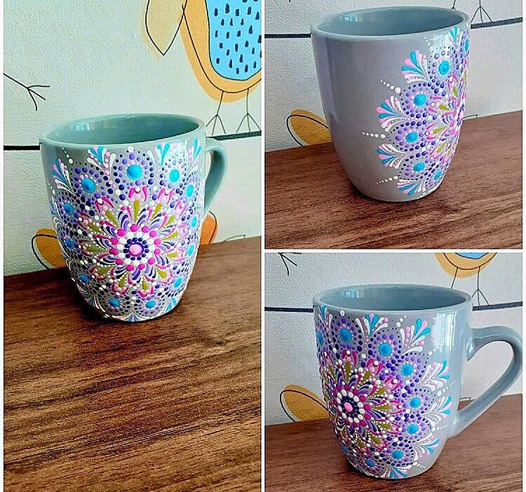 Handpainted Cupsplates and Glasses Etsy Ireland