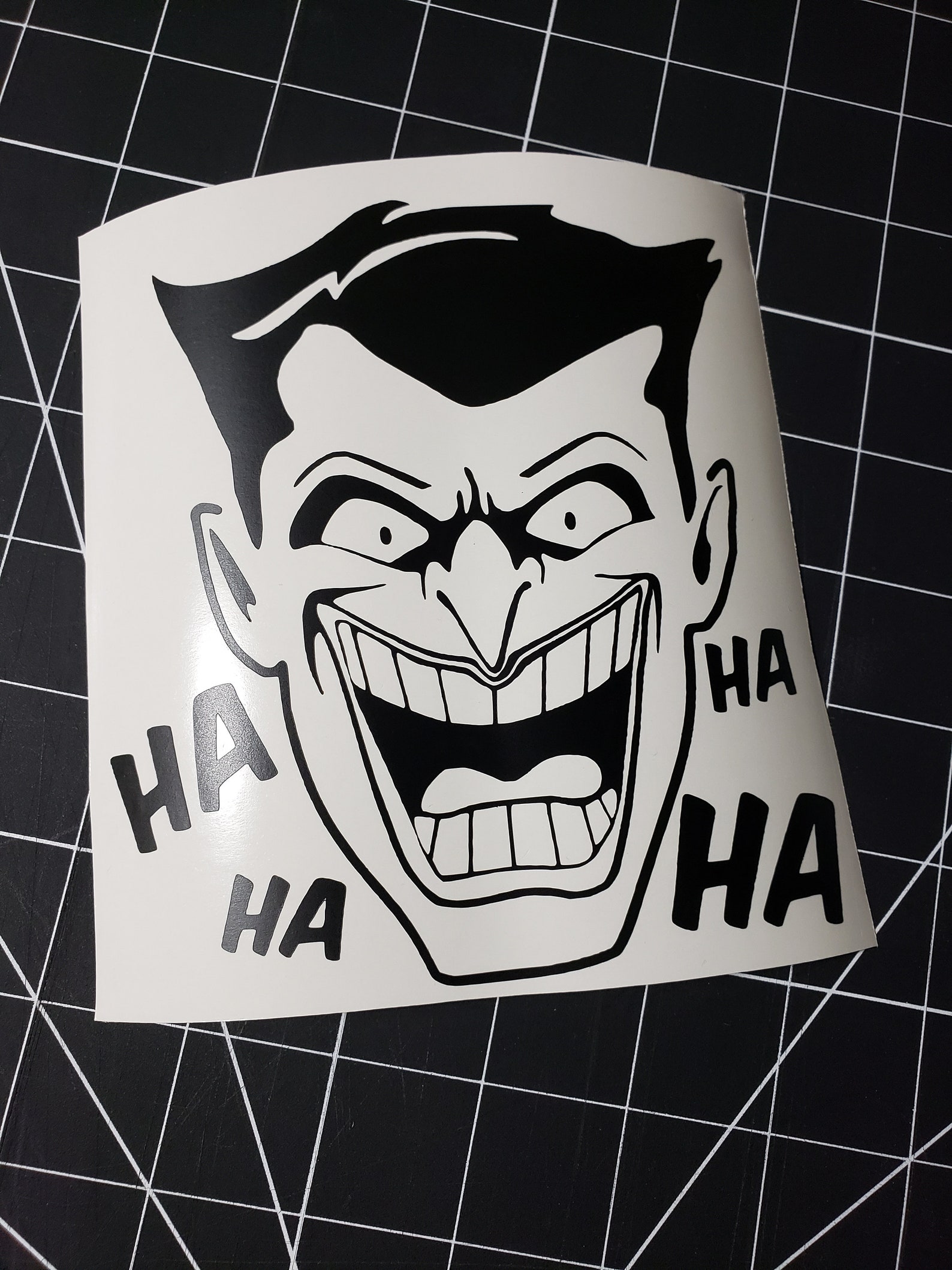 The Joker Vinyl Decal/vinyl Sticker/vinyl Wall Decal/car Decal Etsy