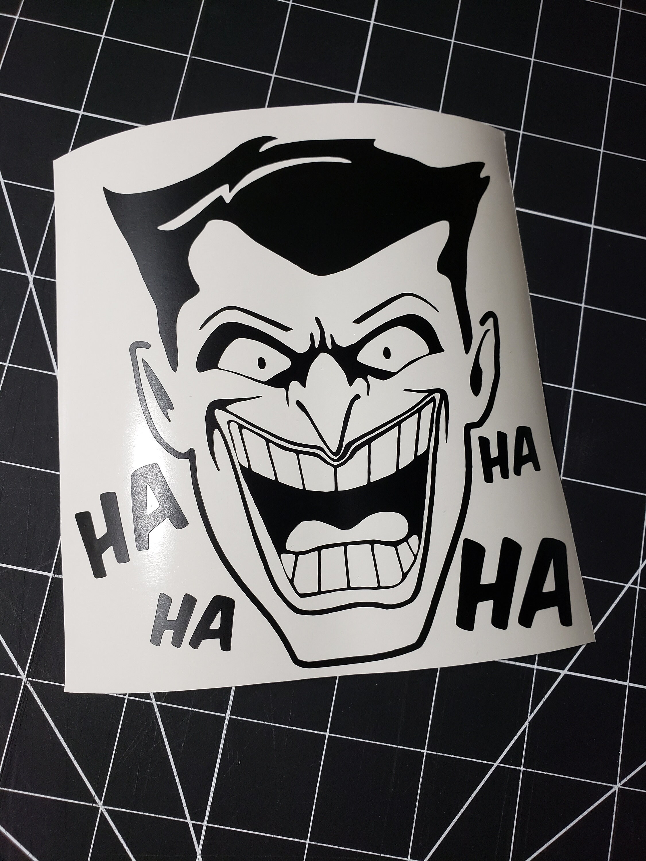The Joker Vinyl Decal/vinyl Sticker/vinyl Wall Decal/car Decal Etsy Canada