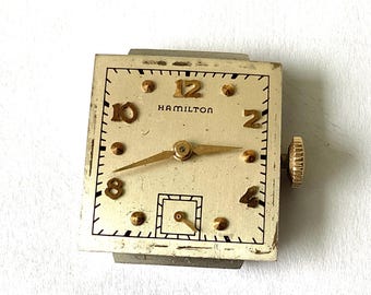 Hamilton 982 runs intermittently Great dial. Ref 1900-how250