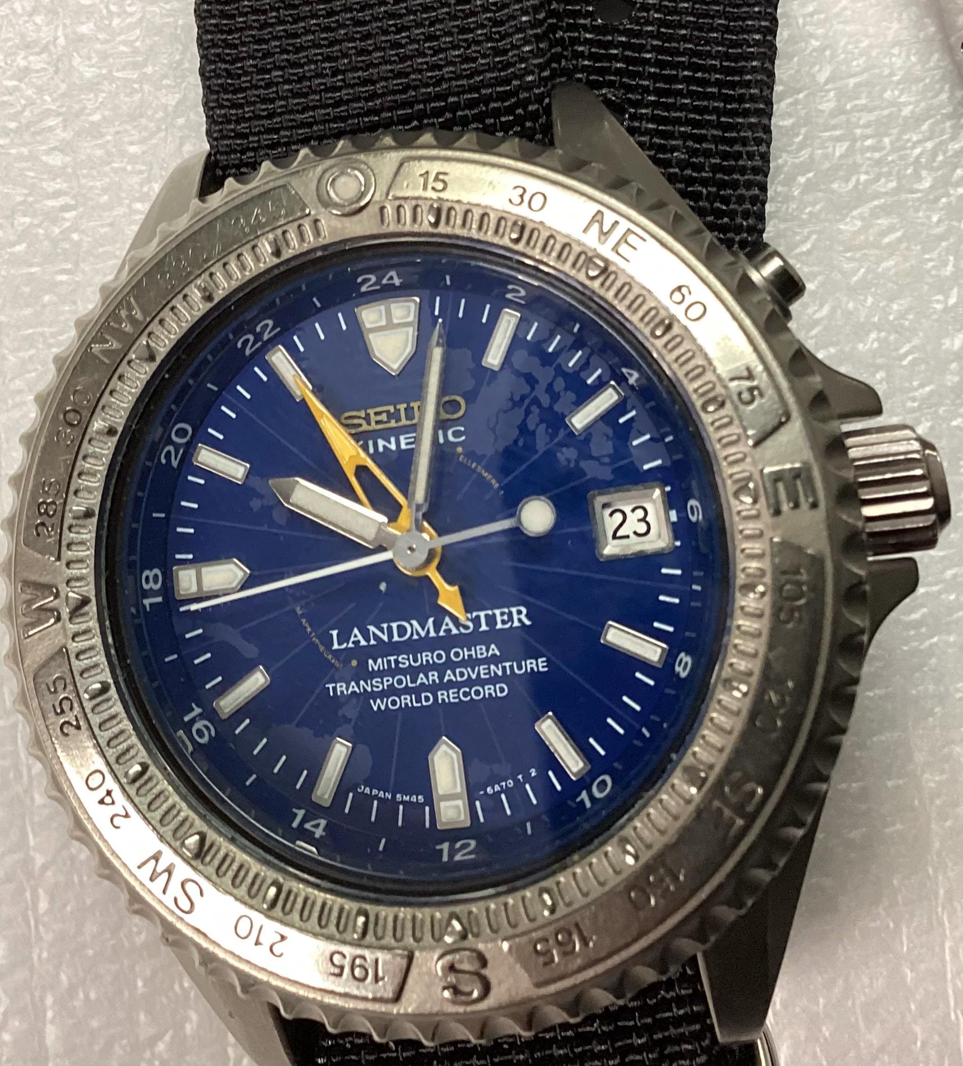 Seiko Kinetic Titanium Watch - Etsy