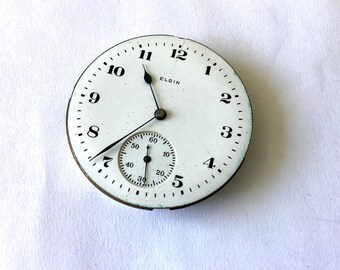 Elgin Grade 312 size 16s 15 jewel pocket watch movement only. Ref elhow250