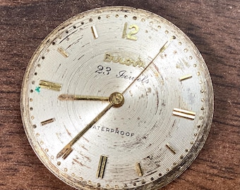 ヴィンテージ Bulova 10BZC 23石 非動作ムーブメント 部品または修理用。Ref RG-bz