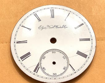 Elgin national watch co 45.7mm sunken seconds dial only REF3147d