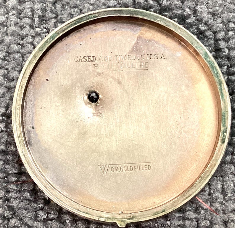 Vintage Gubelin Wrist Alarm with Jaeger-LeCoultre Movement for parts or repair. Ref AM219 image 5