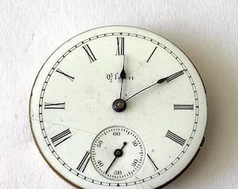 Elgin Grade 109 Size 0 working movement for parts or repair . Ref AZhow250