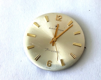Hamilton non working Cal. 628 for parts or repair . Ref H628-how250