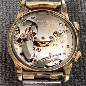 Vintage Gubelin Wrist Alarm with Jaeger-LeCoultre Movement for parts or repair. Ref AM219 image 2