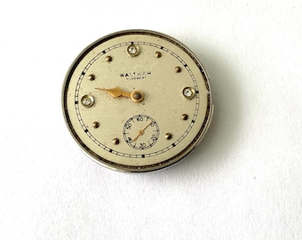 Waltham serial no 12078651 working movements with. Ref 1207how250