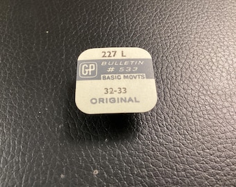 Girrard-Perregaux NOS Cal.32-33 Rad 227L.     Ref