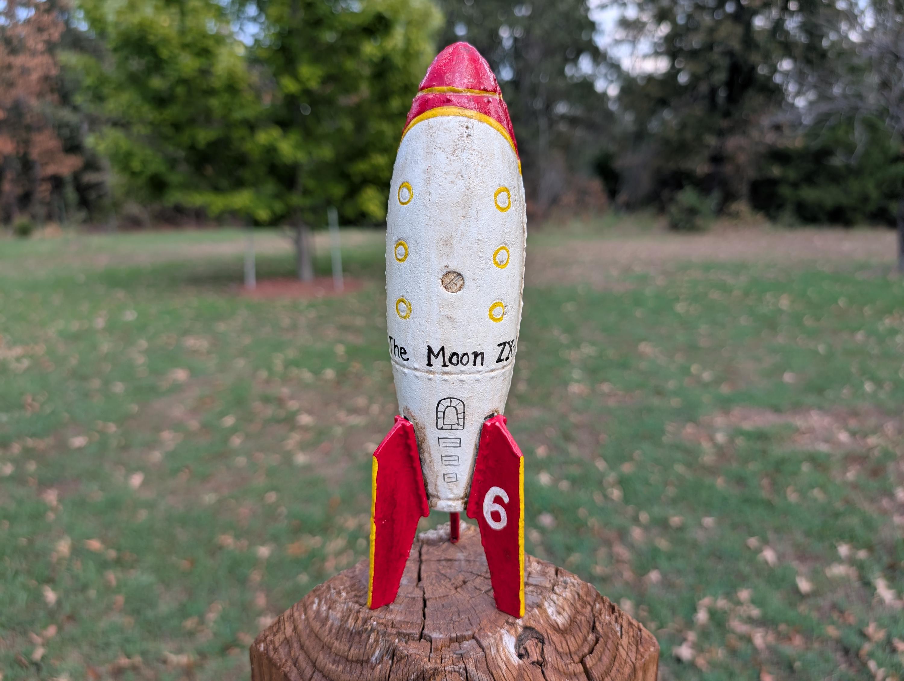Vintage Rocket Ship Toy - Etsy