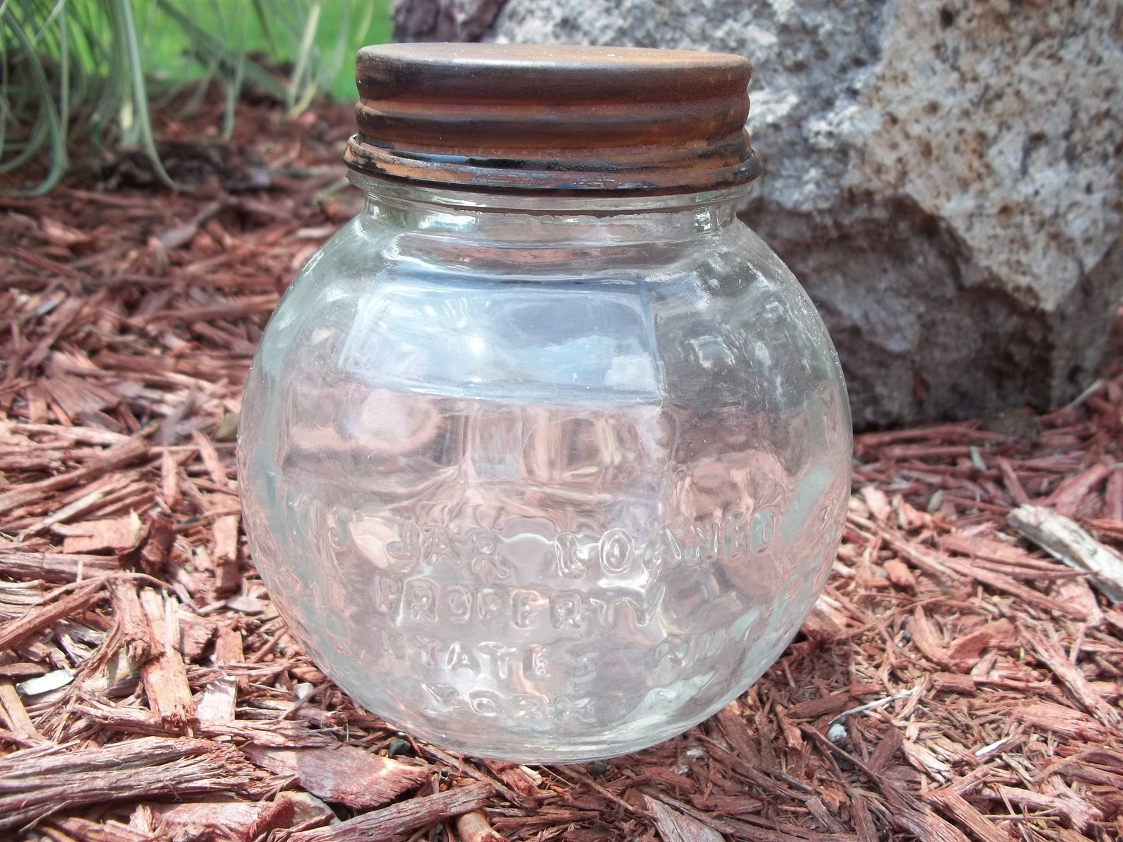 The Nut House Glass Jar With Metal Lid Nuts Of Quality United Etsy