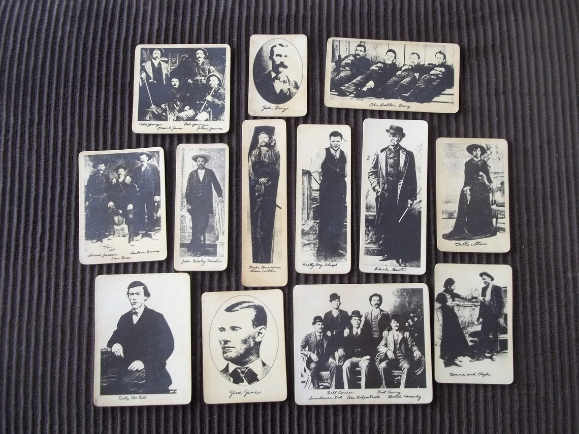 Notorious Outlaws of the Old West Western Outlaw Photos Dead | Etsy