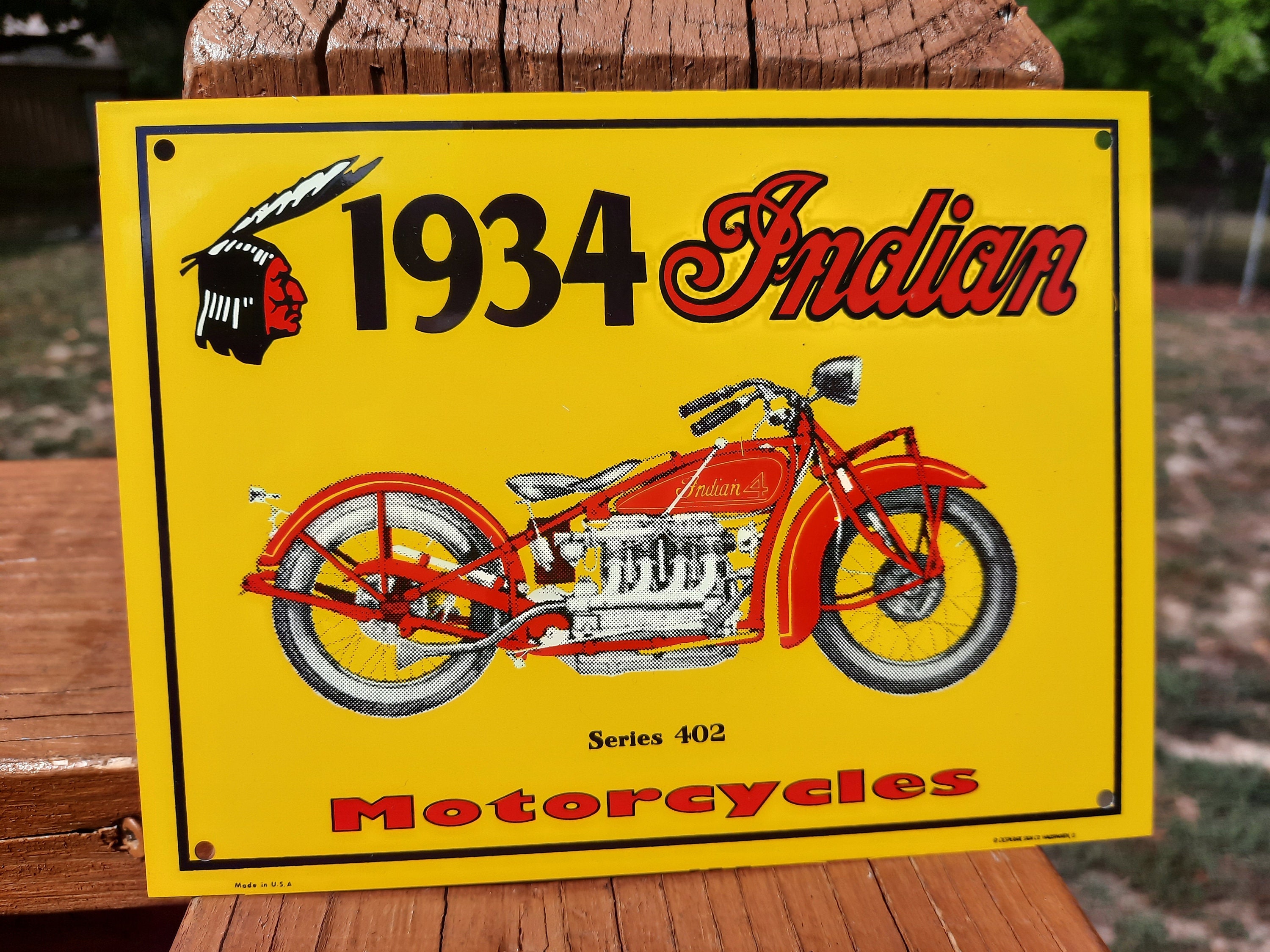Vintage Indian Tin Signs - Etsy