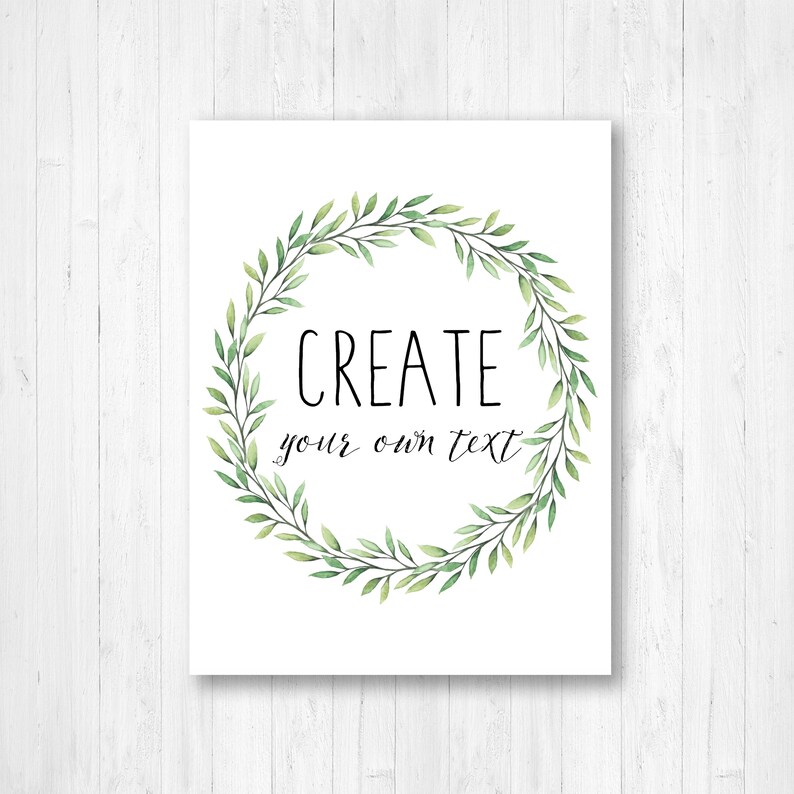 Personalized Word Art Print Create Your Own Text Print Etsy