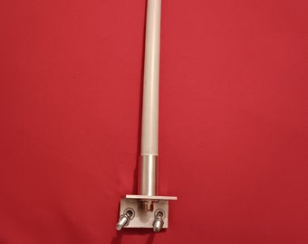 UHF Outdoor Vertical Antenna 430-450 MHz 5/8 Wavelength with 3.5dB Gain for Ham Radio, Amateur Radio and Base Station Use
