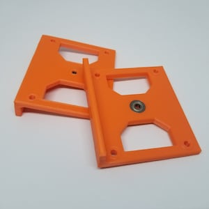 3D Printed End Plate for TA2WK Butterfly Capacitor (A pair), with F695 Bearing