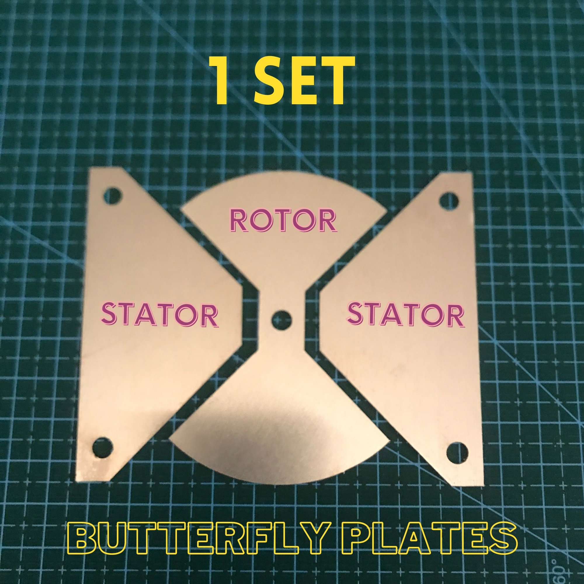 CAPACITOR DIY Kit AL TA2WK Butterfly Capacitor Kit With Etsy