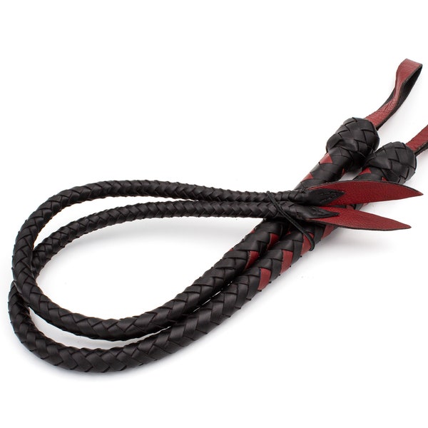 Premium Single Tail Whip | BDSM Leather Whip & Bullwhip | BDSM Equipment Gear | Sex Toys | Bondage Equipment | Leather Sex Whip