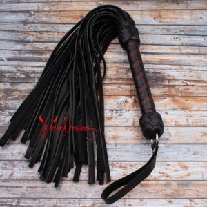 Black Leather Flogger