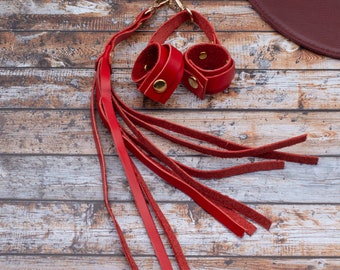 Red Keychain - Compact and Passionate Gift for Adventurous Souls, Anniversary gift