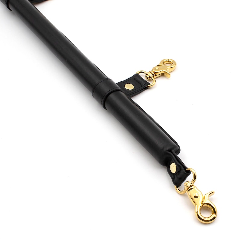 4 Point Spreader Bar, Restraints Spreader Sets with Cuffs and Collar, Leather Spreader Bar for Legs, Bondages BDSM Game, Anniversary Gift