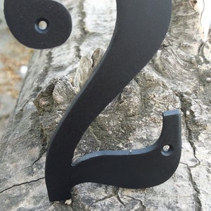 Metal address number for house or building-Street address numer-Custom metal address sign-Housewarming gift